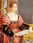 Francesco Ubertini Bacchiacca II Portrait Of A Lady painting